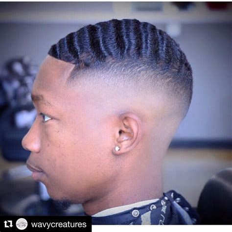 stylish  waves haircut  men