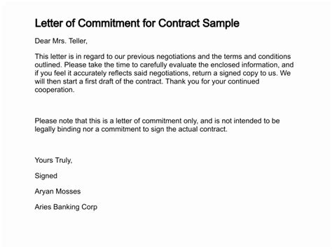 commitment letter  work dannybarrantes template