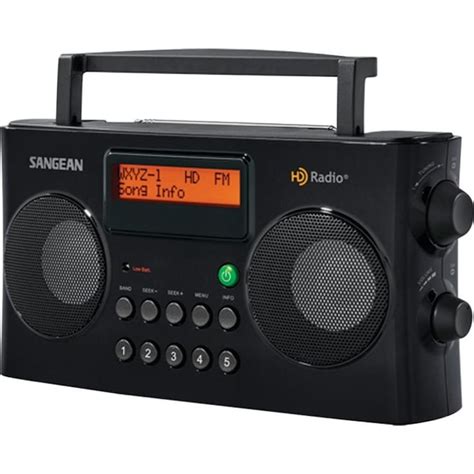sangean amfm hd portable radio   boomboxes radios department  lowescom