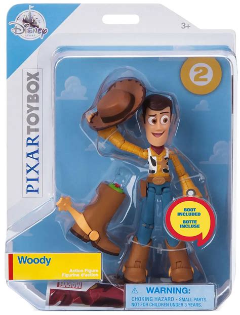 disney toy story toybox woody exclusive  action figure boot toywiz