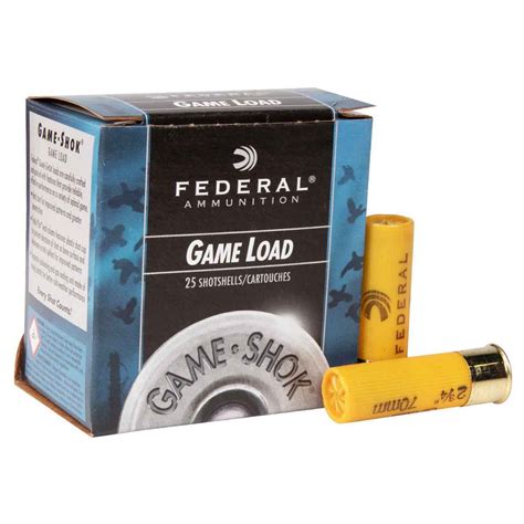 Federal Game Load 20 Gauge 2 3 4in 8 7 8oz Upland Shotshells 25