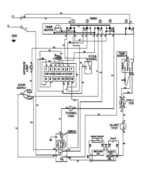 maytag dryer motor wiring diagram  wiring    dryer motor