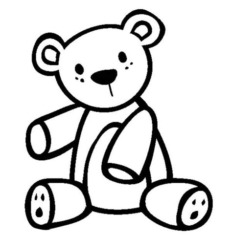 teddy bear coloring page  kids color luna