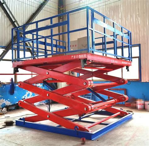 chinese sjg  hydraulic stationary scissor lift platform  aliexpress