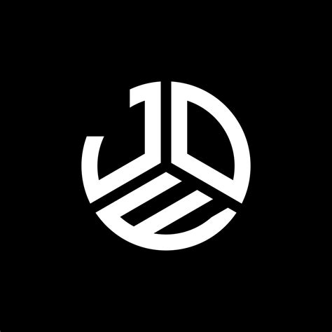 joe letter logo design  black background joe creative initials