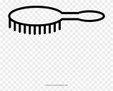 Hair Brush Coloring Pngfind sketch template