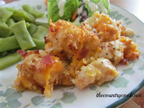 cheesy chicken tater tot casserole allfreeslowcookerrecipescom