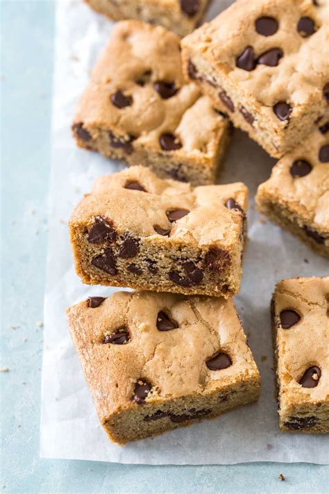 chocolate chip cookie bars dairy  simply whisked