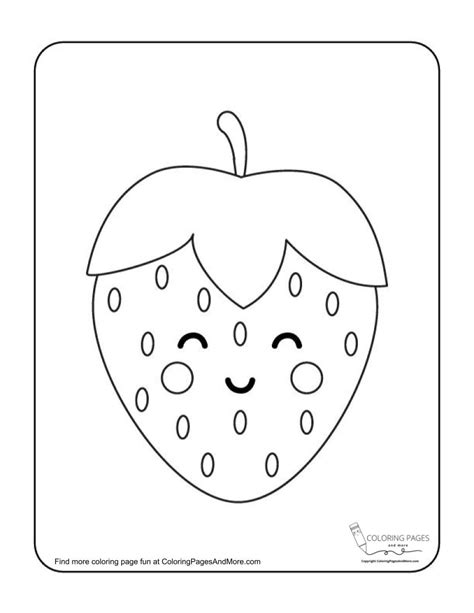 shy strawberry coloring page coloring pages