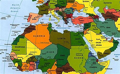 afrique carte monde avec pays carte du monde avec pays