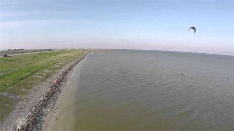 kiteboarding lesson galveston bay drone view productions youtube