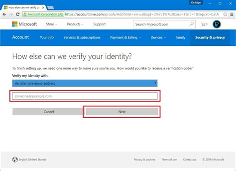 how to set up two step verification on your outlook and