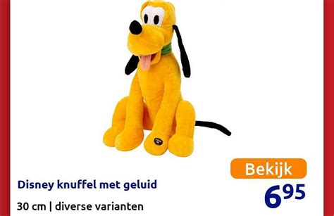 disney knuffel met geluid aanbieding bij action