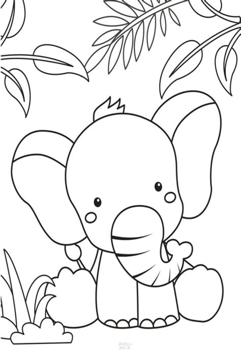 baby elephant coloring pages  coloring pages