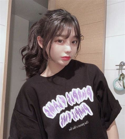 ulzzang girl [visual] korean long hair ulzzang girl korean bangs