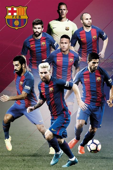 barcelona players  maxi poster uk store onepostercom poster