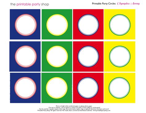 olympics  kids fun olympic games  party printables