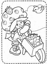 Strawberry Shortcake Coloring Vintage Pages Library Clipart Moranguinho Cartoon Popular sketch template