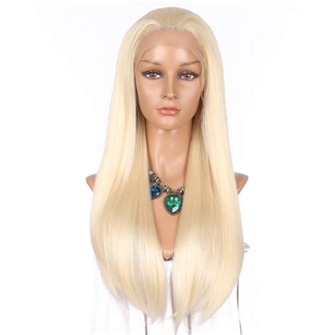 Synthetic Wigs Straight Color 613 Lace Front Wig