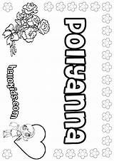 Pollyanna Coloring Pages Print Hellokids Color sketch template