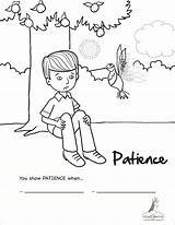 Coloring Patience Pages Honest Honesty Drawing Template Am Books Parents Sketch Tolerance sketch template