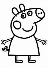 Peppa Pig Para Pintar Colorear sketch template