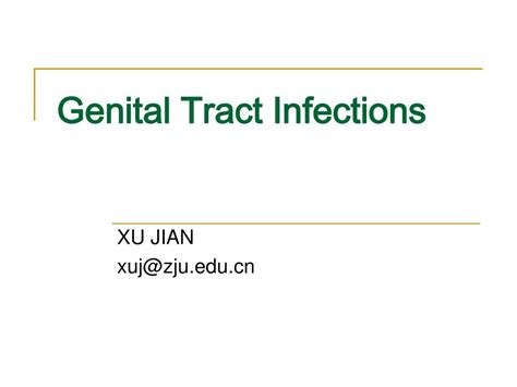 Ppt Genital Tract Infections Powerpoint Presentation Free Download