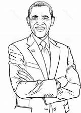 Obama Barack Colorir Kidsplaycolor Tudodesenhos Imprimir sketch template