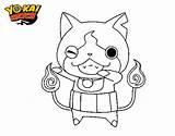 Jibanyan Yo sketch template