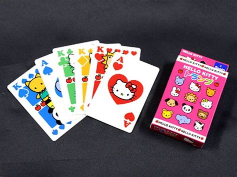 kitty playing cards   sanrio cards  kitty playing cards
