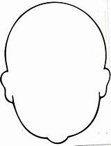 Face Template Blank Printable Outline Diagram Choose Board Coloring sketch template