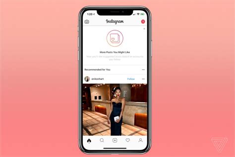 instagram   adding recommended posts   feed  verge