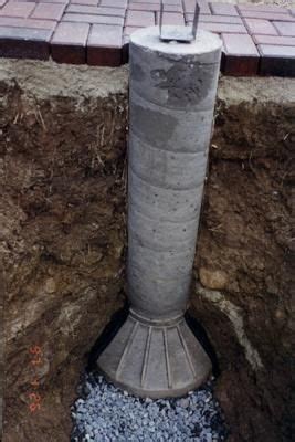 tips  installing concrete pier footings extreme