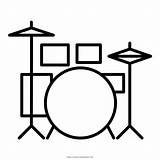 Schlagzeug Ausmalbilder Loudlyeccentric Drumset Baquetas Ultracoloringpages Conjunto Tambores sketch template