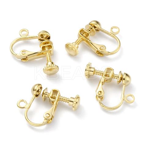 wholesale brass clip  earring findings kbeadscom