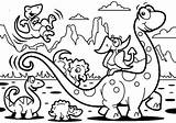 Dinosaur Coloring Pages Printable Family sketch template