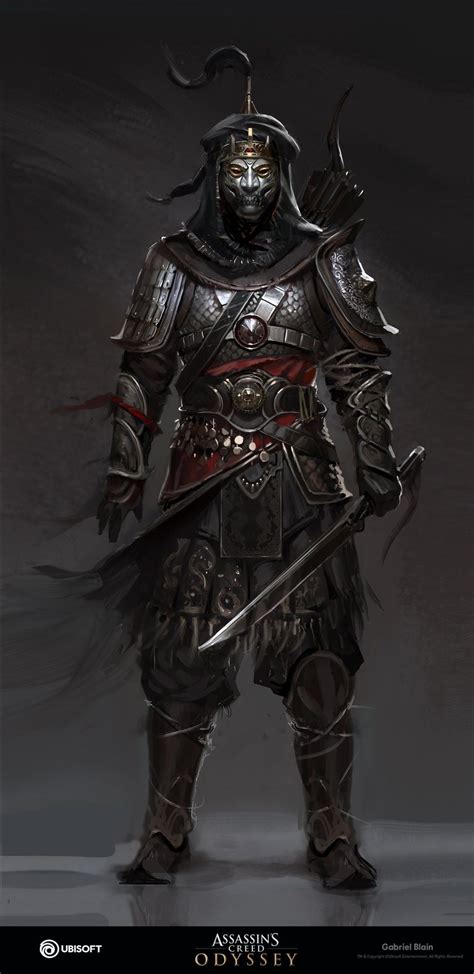 ac odyssey warrior concept art fantasy character design