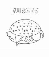 Coloring Burger Pages Dog Hot Sheet Playinglearning sketch template