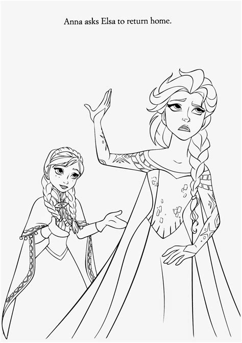 beautiful disney frozen coloring pages  instant knowledge