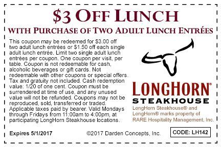 coupon longhorn steakhouse coupons longhorn steakhouse restaurant