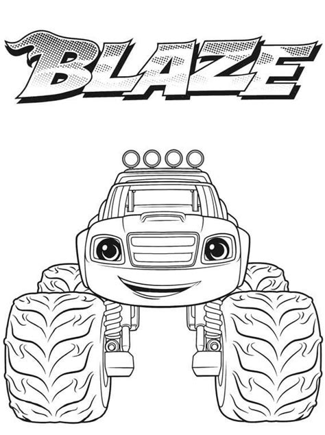 blaze   monster machines coloring pages  coloring pages