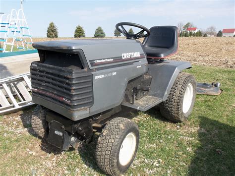gray craftsman hd  lawn garden tractor garden tractor tractor