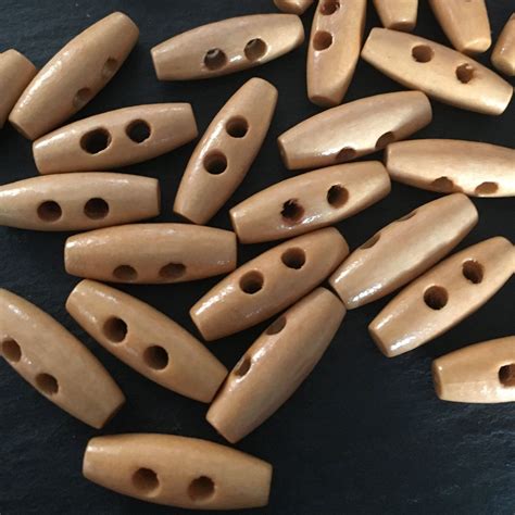 wooden toggle buttons wooden toggles light wood toggles small toggles duffle coat