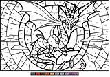 Zahlen Nach Ausmalbilder Advanced Drache Número Supercoloring Zeichnen Descripción sketch template