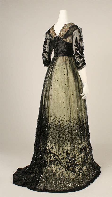 fripperies and fobs — ball gown ca 1908 from the