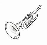 Trompeta Instrumentos Musicales Infantil Notas Tuba Menta Fichas Guitarra sketch template