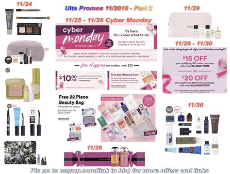 ulta promos  november  ulta gift card mac gifts clinique gift