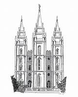 Temple Salt Lake Drawing Arts Dsc Lds Ink Drawings 12th Uploaded June Which sketch template