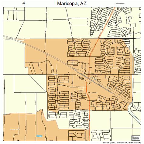 maricopa arizona street map
