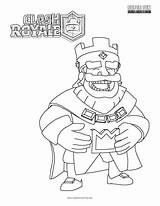 Royale Wizard Electro sketch template